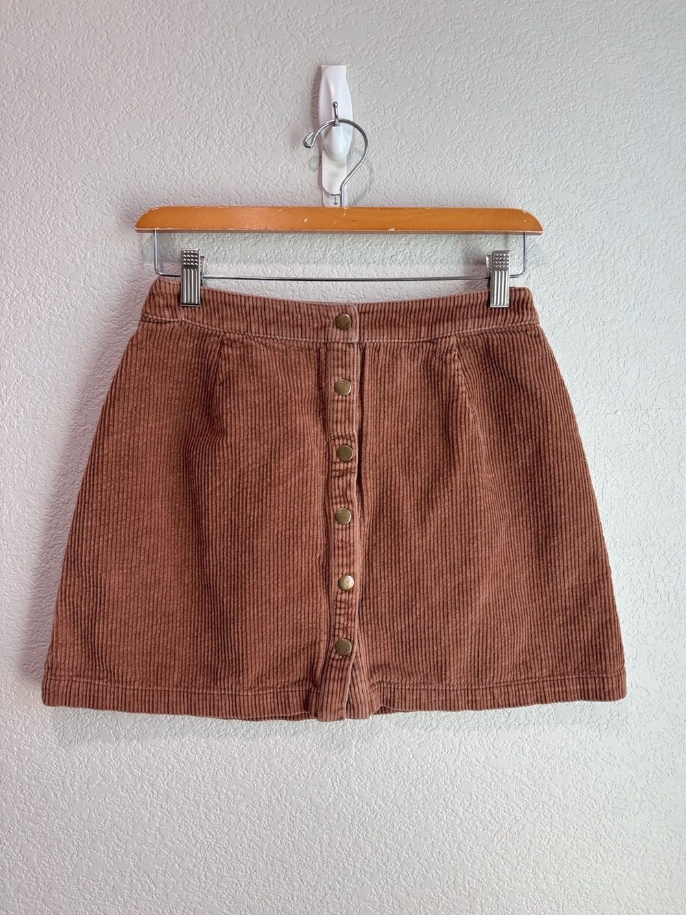Tobi Corduroy Brown Mini Skirt Women’s Size Small